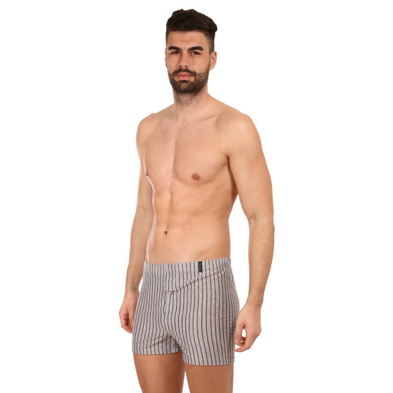 Boxers para homem Molvy cinzento (MP-1057-BBU)