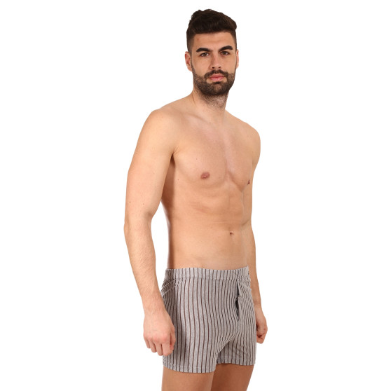 Boxers para homem Molvy cinzento (MP-1057-BBU)