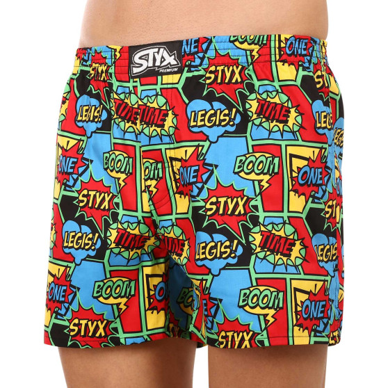 Boxers para homem Styx arte premium clássico borracha boom (AP955)