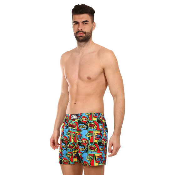 Boxers para homem Styx arte premium clássico borracha boom (AP955)