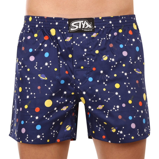 Boxers para homem Styx arte premium planetas de borracha clássicos (AP1057)