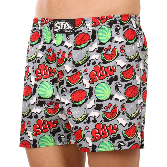 Boxers para homem Styx arte premium melões de borracha clássicos (AP1459)