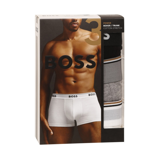 3PACK Boxers para homem BOSS multicolorido (50475274 999)