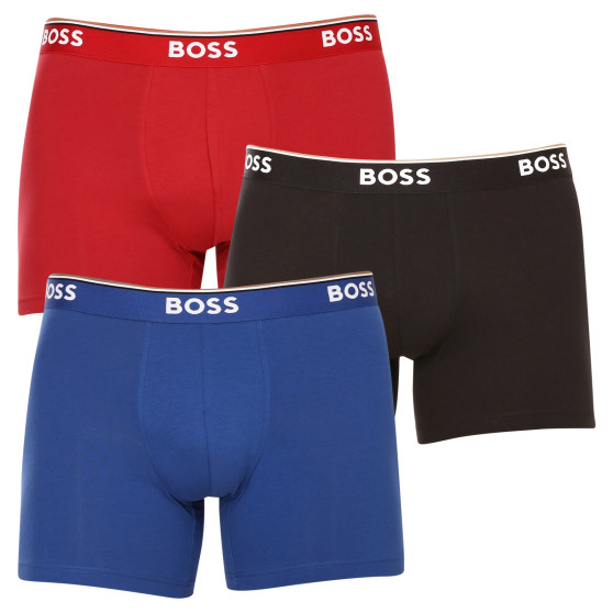 3PACK Boxers para homem BOSS multicolorido (50475282 962)