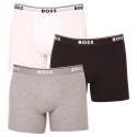 3PACK Boxers para homem BOSS multicolorido (50475282 999)