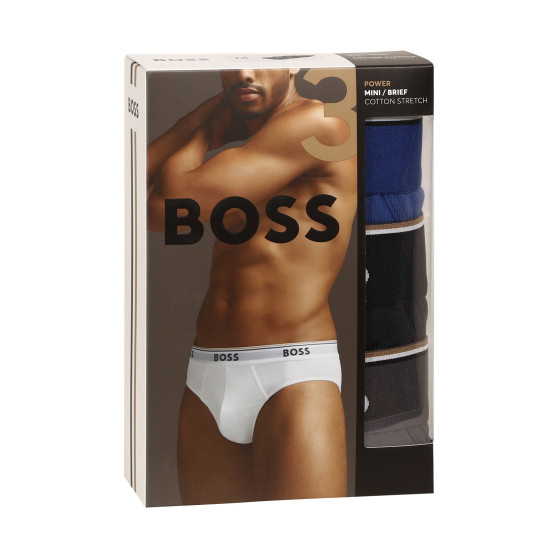 3PACK cuecas para homem BOSS multicolorido (50475273 487)