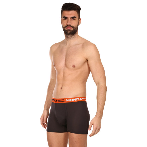 7PACK Boxers para homem Gianvaglia preto (GVG-5068)