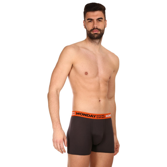 7PACK Boxers para homem Gianvaglia preto (GVG-5068)