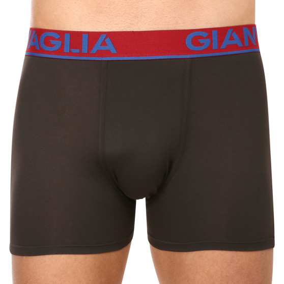 5PACK Boxers para homem Gianvaglia preto (GVG-5010)