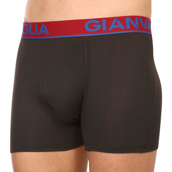 5PACK Boxers para homem Gianvaglia preto (GVG-5010)