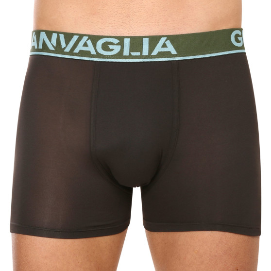 5PACK Boxers para homem Gianvaglia preto (GVG-5010)