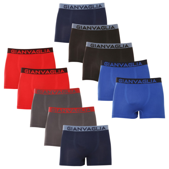 10PACK Boxers para homem Gianvaglia multicolorido (9922)