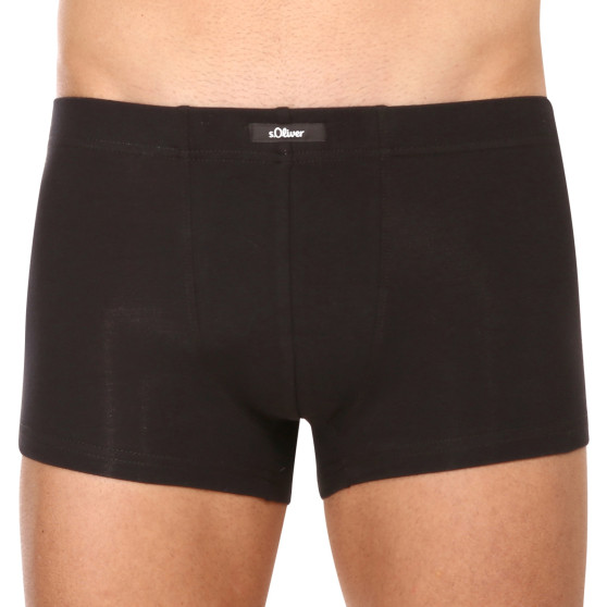 4PACK Boxers para homem S.Oliver preto (MH-35H-48706757)