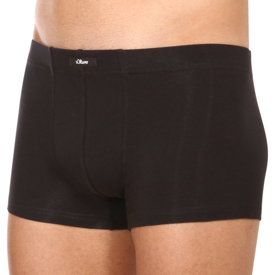 4PACK Boxers para homem S.Oliver preto (MH-35H-48706757)