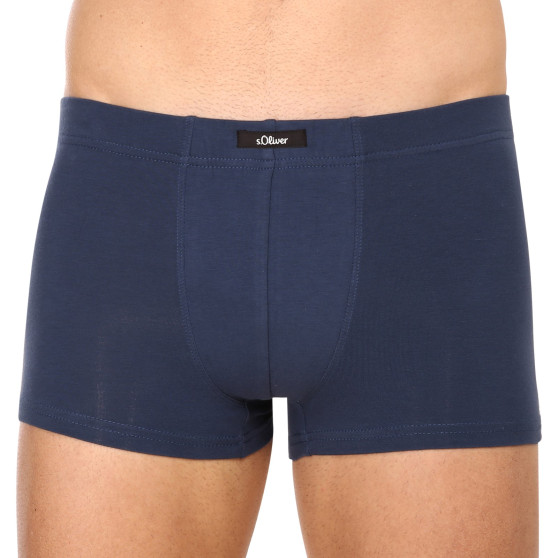 4PACK Boxers para homem S.Oliver azul escuro (MH-35H-60164426)