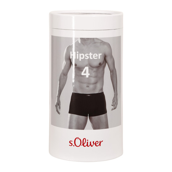 4PACK Boxers para homem S.Oliver azul escuro (MH-35H-60164426)