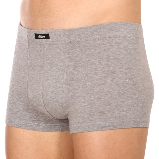 4PACK Boxers para homem S.Oliver cinzento (MH-35H-41011828)