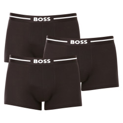 3PACK Boxers para homem BOSS preto (50473916 001)