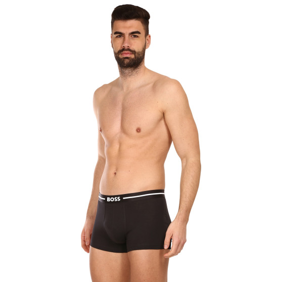 3PACK Boxers para homem BOSS preto (50473916 001)