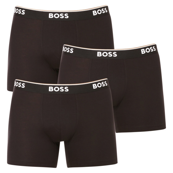 3PACK Boxers para homem BOSS preto (50475282 001)