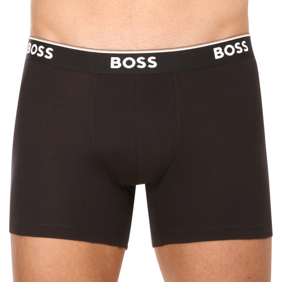 3PACK Boxers para homem BOSS preto (50475282 001)