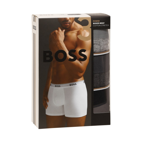 3PACK Boxers para homem BOSS multicolorido (50475282 061)