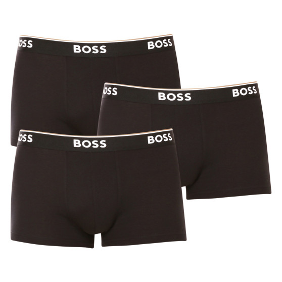 3PACK Boxers para homem BOSS preto (50475274 001)