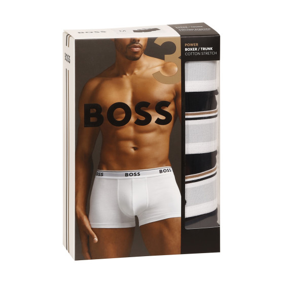 3PACK Boxers para homem BOSS preto (50475274 994)