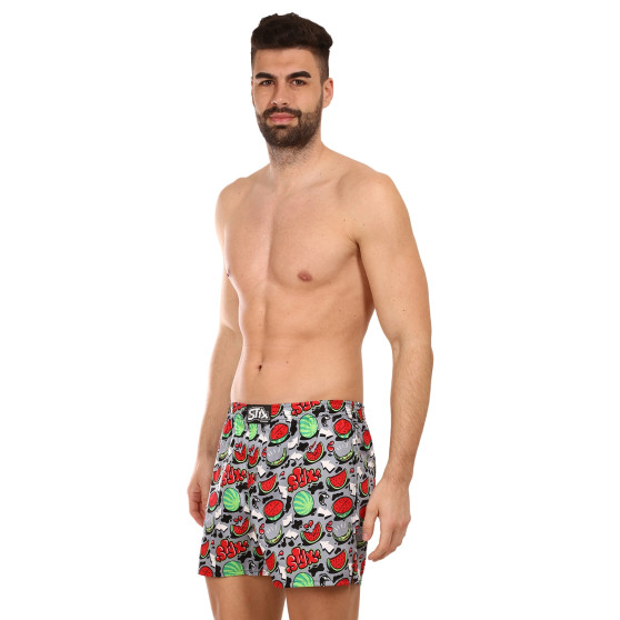 3PACK Boxers para homem Styx premium arte clássica borracha (3AP13199)