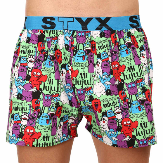 10PACK Boxers para homem Styx arte esportes borracha multicolorido (10B131527941508)