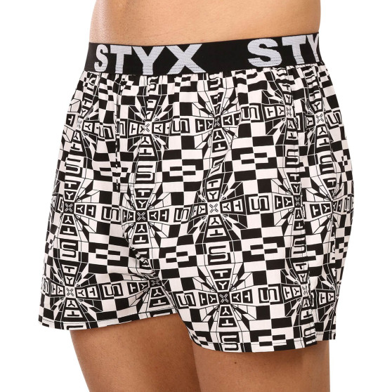 10PACK Boxers para homem Styx arte esportes borracha multicolorido (10B131527941508)