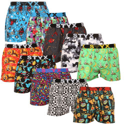 10PACK Boxers para homem Styx arte esportes borracha multicolorido (10B131527941508)