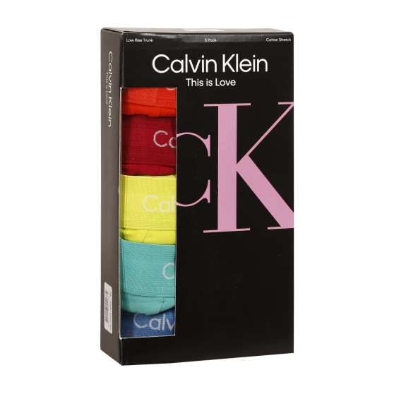 5PACK Boxers para homem Calvin Klein multicolorido (NB1348A-BNG)