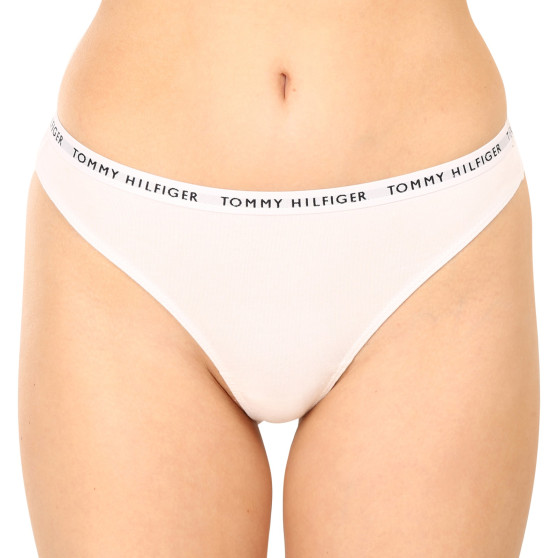 3PACK Tanga para mulher Tommy Hilfiger multicolorido (UW0UW04558 0Y3)