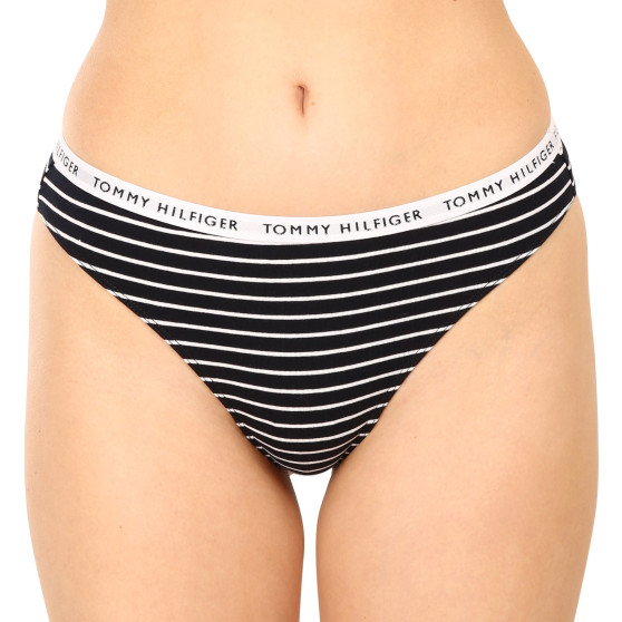 3PACK Tanga para mulher Tommy Hilfiger multicolorido (UW0UW04558 0Y3)