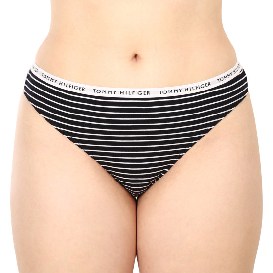 3PACK Tanga para mulher Tommy Hilfiger superdimensionado multicolorido (UW0UW04558 0Y3)