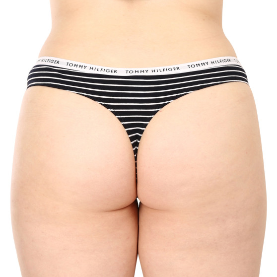 3PACK Tanga para mulher Tommy Hilfiger superdimensionado multicolorido (UW0UW04558 0Y3)