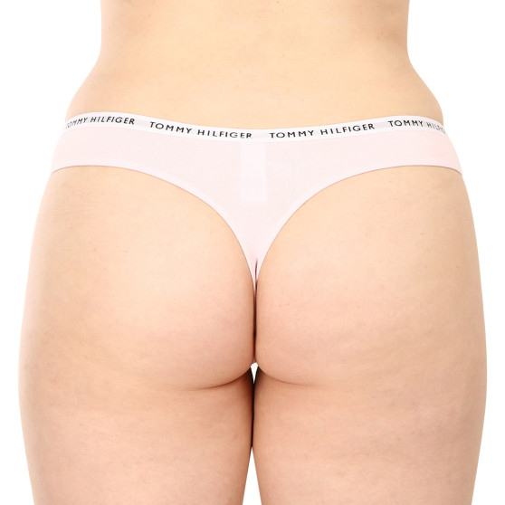 3PACK Tanga para mulher Tommy Hilfiger superdimensionado multicolorido (UW0UW04558 0Y3)