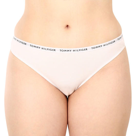 3PACK Tanga para mulher Tommy Hilfiger superdimensionado multicolorido (UW0UW04558 0Y3)