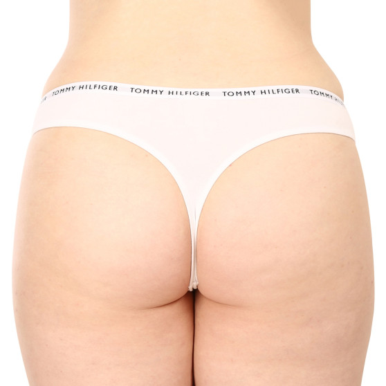 3PACK Tanga para mulher Tommy Hilfiger superdimensionado multicolorido (UW0UW04558 0Y3)