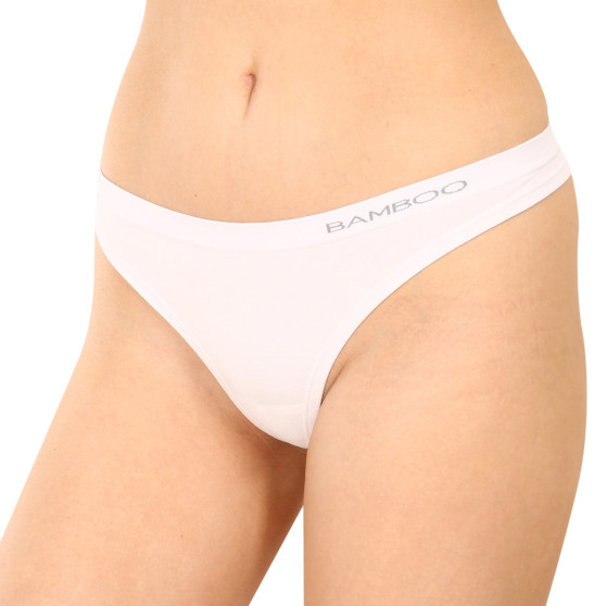 Tanga para mulher Gina bambu branco (05013)