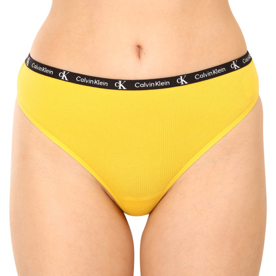 2PACK Tanga para mulher Calvin Klein multicolorido (QD3990E-BNR)