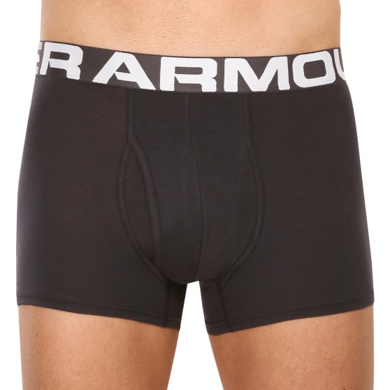 3PACK Boxers para homem Under Armour preto (1363616 001)