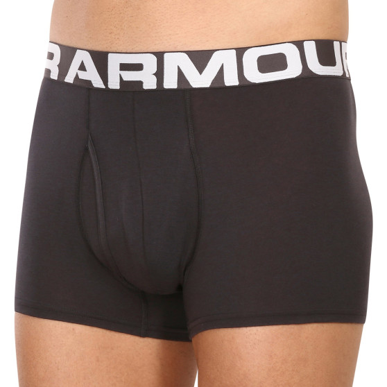 3PACK Boxers para homem Under Armour preto (1363616 001)