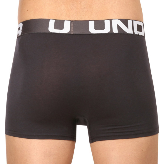 3PACK Boxers para homem Under Armour preto (1363616 001)