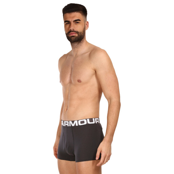 3PACK Boxers para homem Under Armour preto (1363616 001)