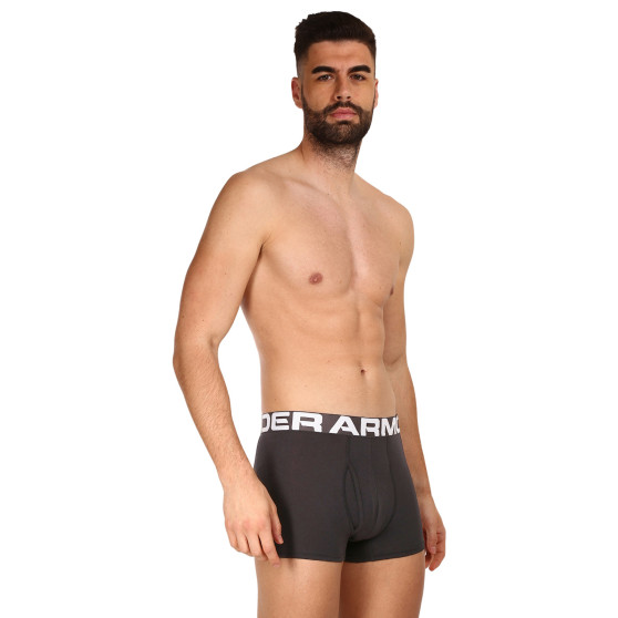 3PACK Boxers para homem Under Armour preto (1363616 001)