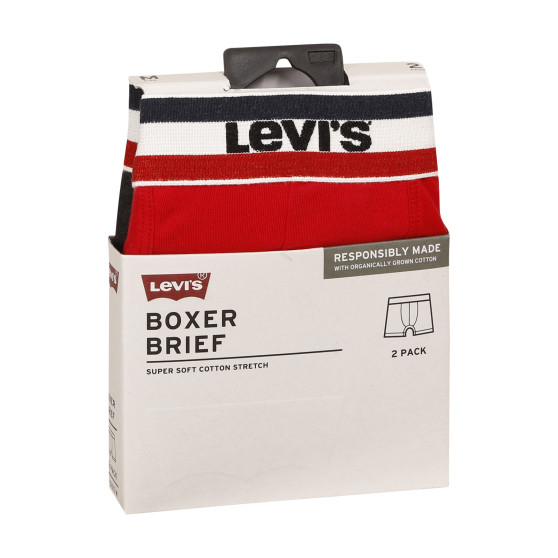 2PACK Boxers para homem Levis multicolorido (701223908 004)