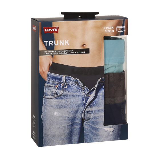 3PACK Boxers para homem Levis multicolorido (905042001 020)