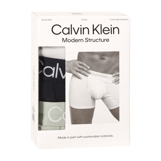 3PACK Boxers para homem Calvin Klein multicolorido (NB2971A-CBC)